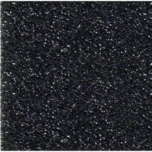 FOLHA SCRAPBOOK PURO GLITER 7446 PRETO TEC