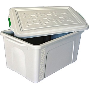 CAIXA ORGANIZADORA PLÁSTICA 70L OR-07 BRANCA 66,9x43,4x33,9CM SÃO BERNARDO