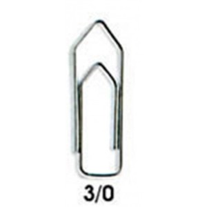 CLIPS NIQUELADO 3/0 CAIXA C/50 UNIDADES CHAPARRAU