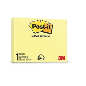 POST-IT AMARELO 76x102MM 100FLS 3M