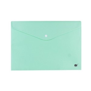 PASTA ENVELOPE COM BOTÃO A4 VERDE REF.DB803AS YES