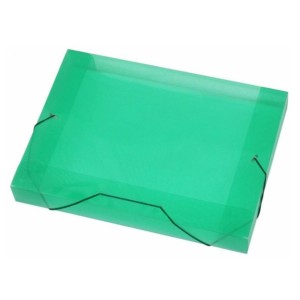 PASTA PLÁSTICA OFÍCIO COM ELÁSTICO VERDE LB30 REF.1023 ACP