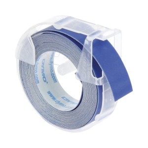 FITA PARA ROTULADOR MANUAL 9MMx3MTS AZUL DYMO