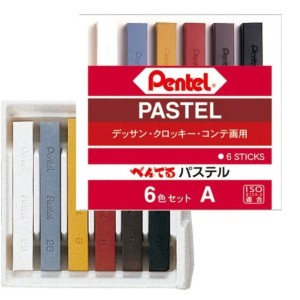 GIZ PASTEL SECO 6 CORES URBANAS PENTEL