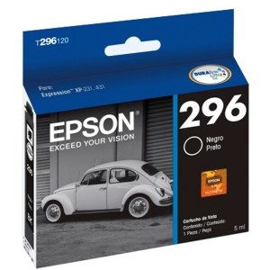 CARTUCHO ORIGINAL T296120 PRETO 4ML EPSON