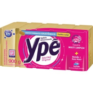 SABÃO EM PEDRA BARRA 5X180G NEUTRO YPÊ