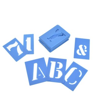 LETRAS E NÚMERO 65MM MOLDE VAZADO ARTPLAS