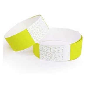 PULSEIRA VIP TYVEK AMARELO COM 50 UNIDADES MEDIATECH