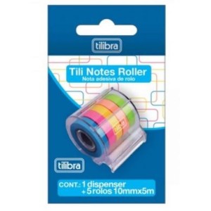 TILI NOTES ROLLER 1 DISPENSER E 5 ROLOS TILIBRA