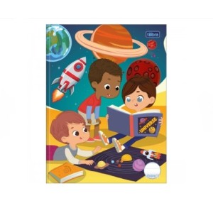 CADERNO 40FLS LINGUAGEM CAPA DURA  BROCHURA SAPECA TILIBRA