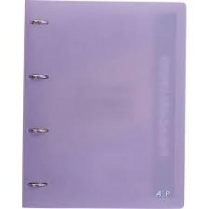 FICHÁRIO DE CAPA PLÁSTICA SWEET LILÁS ACP