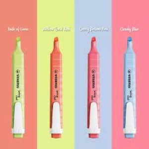 MARCA TEXTO SWING COOL COM 4 CORES PASTEIS STABILO