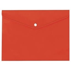 PASTA ENVELOPE COM BOTÃO DE PRESSÃO VERMELHA ACP
