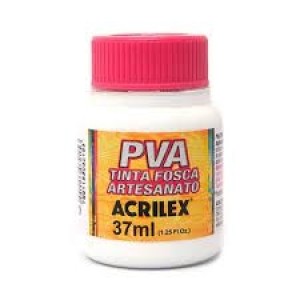 TINTA PLÁSTICA PVA 37ML 519 BRANCO ACRILEX