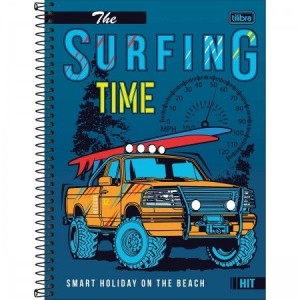 CADERNO 80FLS 1 MATÉRIA UNIVERSITÁRIO CAPA DURA HIT MASCULINO TILIBRA