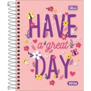 AGENDA 11,7x16,4CM PEPPER FEMININA 2026 TILIBRA