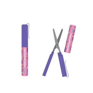 TESOURA SLIM 11CM COM CAPA HELLO KITTY LEO&LEO