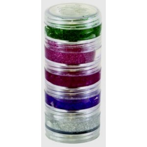 PINTURA FACIAL GEL GLITER 5 CORES SECUNDÁRIAS ROSTINHO PINTADO