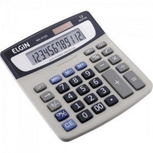CALCULADORA DE MESA 12 DÍGITOS MV-4123 ELGIN