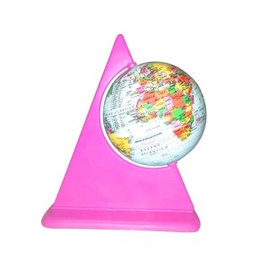 GLOBO TERRESTRE GB-10CM JUNIOR MILLENIUM ROSA NEON LIBERIA